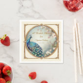 Class Cafè Lugano Blume Brautparty Serviette (Beispiel)