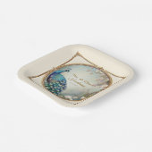 Class Cafè Lugano Blume Lugano Pappteller (Gewinkelt)