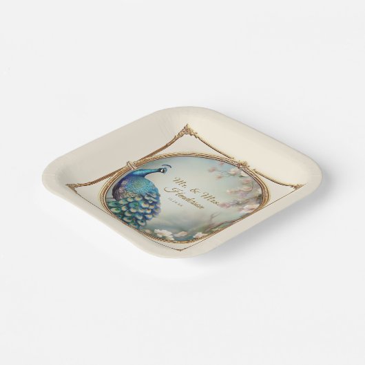 Class Cafè Lugano Blume Lugano Pappteller (Gewinkelt)