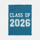 Class Graduation Graduate Illustration Fleecedecke (Vorderseite)