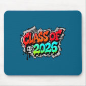 Class Graduation Graffiti Streetwear Drip Design Mousepad (Vorne)