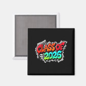 Class Graduation Graffiti Streetwear Drip Magnet (Vorderseite/Rückseite)