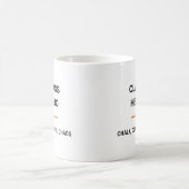 Class Hero Chalk Coffee Chaos Tasse (Mittel)