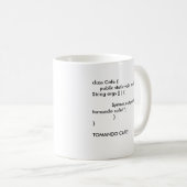 class Kaffee Syntax Kaffeetasse (VorderseiteRechts)