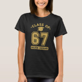Class Of 1967 College Highschool Graduation Reunio T-Shirt (Vorderseite)