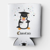Class of 2021 Graduation Penguin Dosenkühler (Vorderseite)