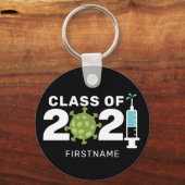 Class of 2021 Virus Vaccine Virtual Graduation Schlüsselanhänger (Vorderseite)
