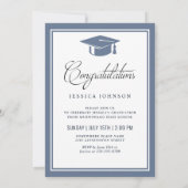 Class of 2023 3 Photos VIRTUAL Graduation Party Einladung (Rückseite)