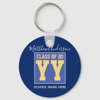 Class of 2023 Elegant Royal Blue & Gold Graduation