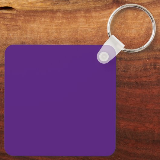 Class of 2023 Elegant Royal Purple Graduation Schlüsselanhänger (Rückseite)