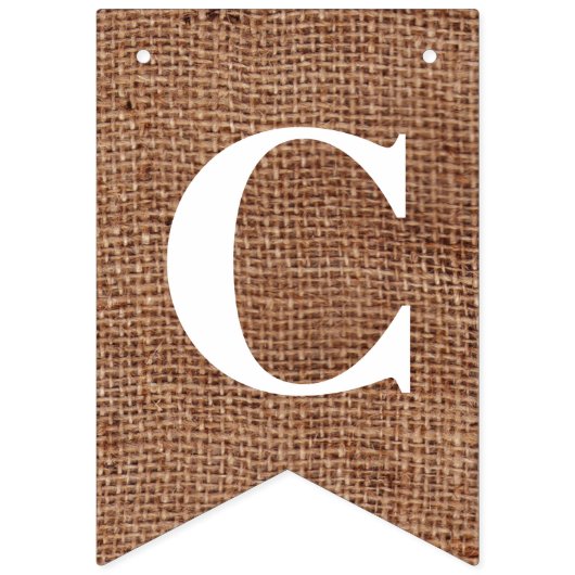 CLASS OF 2023 on Simulated Burlap Wimpelkette (Zweite Fahne)