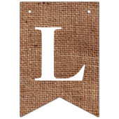 CLASS OF 2023 on Simulated Burlap Wimpelkette (Dritte Fahne)