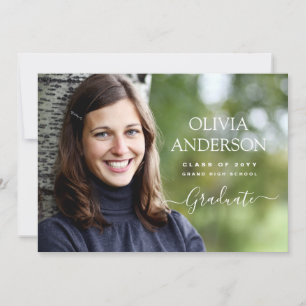 Class of 2023 Photo Graduation Announcement Einladung