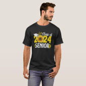 Class Of 2024 24 Senior Sunflower Graduation 2024 T-Shirt (Vorne ganz)