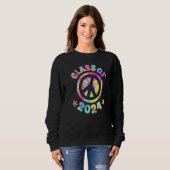 Class Of 2024 Graduate Future Graduation Peace Sig Sweatshirt (Vorne ganz)