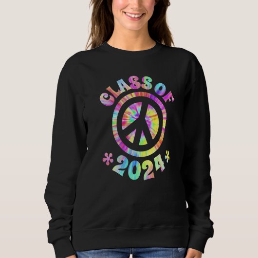 Class Of 2024 Graduate Future Graduation Peace Sig Sweatshirt (Vorderseite)