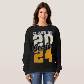 Class of 2024 Senior 24 Grad Graduation Sweatshirt (Vorne ganz)