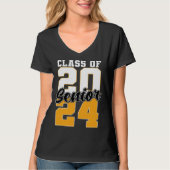 Class of 2024 Senior 24 Grad Graduation T-Shirt (Vorderseite)