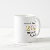 Class of 2024 Senior Edition Name Graduation Kaffeetasse (VorderseiteRechts)