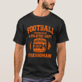 Class Of 2024 Senior High School Football College  T-Shirt (Vorderseite)