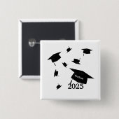 Class of 2025 grad cap  button (Vorne & Hinten)