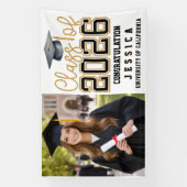 Class of 2025 Graduation Personalized Banner (Vertikal)