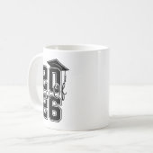 Class of 2025 Graduation Personalized Photo Kaffeetasse (Vorderseite Links)
