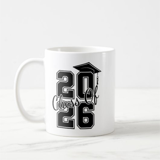 Class of 2025 Graduation Personalized Photo Kaffeetasse (Links)