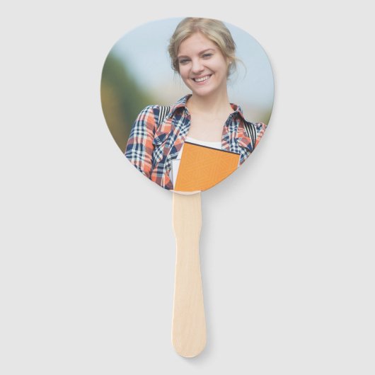 Class of 2025 Red White Foto Abschluss Vielen Dank Fächer (Rückseite)