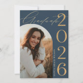 Class of 2026 Arch Photo Graduation Party Einladung (Vorderseite)