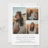 Class of 2026 Arch Photo Graduation Party Einladung (Rückseite)