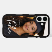CLASS OF 2026  |  BLACK EDGE phone case with name (Rückseite (Horizontal))