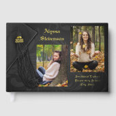Class of 2026 Black Tassel Dignified Graduation Gästebuch (Vorderseite)