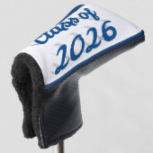 Class of 2026 blue script graduation  golf headcover (3/4 Vorderseite)