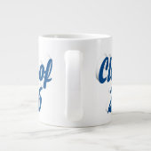 Class of 2026 blue text graduation Jumbo-Tasse (Rückseite)