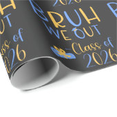 Class of 2026 Bruh we out Geschenkpapier (Rolleneckpunkt)