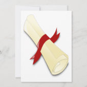 Class of 2026 burgundy script  graduation photo einladung (Rückseite)