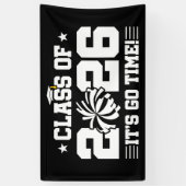 Class of 2026 Cheer Graduation It’s Go Time Quote Banner (Vertikal)