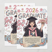 Class of 2026 feiertagskarte (Vorne/Hinten)