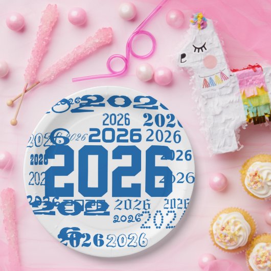 Class Of 2026 Grad Pattern Graduation Year Pappteller (Party)