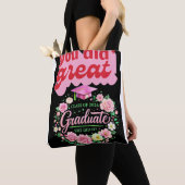 Class of 2026 Graduate She Did It Pink Floral Grad Tasche (Von Nahem)
