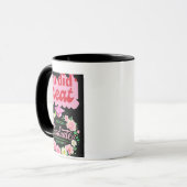 Class of 2026 Graduate She Did It Pink Floral Grad Tasse (Vorderseite Links)