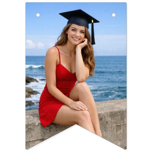 Class of 2026 Graduation Banner in Red and White  (Zweite Fahne)