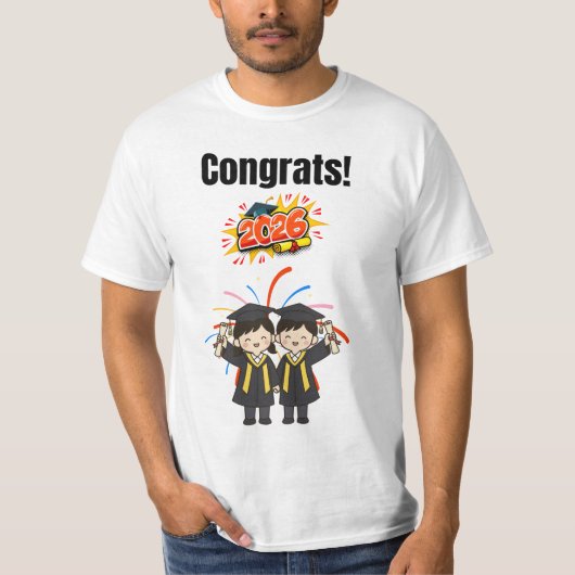 Class of 2026 Graduation Celebration T-Shirt (Vorderseite)