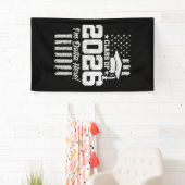 Class of 2026 Graduation Distressed Flag Design Banner (Insitu)