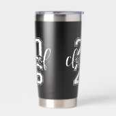 Class of 2026 Graduation Funny Senior High School Thermobecher (Links)