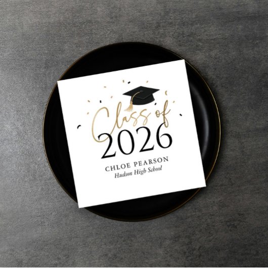 Class of 2026 Graduation Napkins Serviette