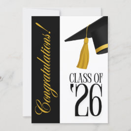 Class of 2026 Graduation Party Invitation Einladung