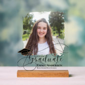 Class of 2026 Graduation Photo Keepsake Gift Acrylschild (Neutral)