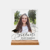 Class of 2026 Graduation Photo Keepsake Gift Acrylschild (Vorderseite)